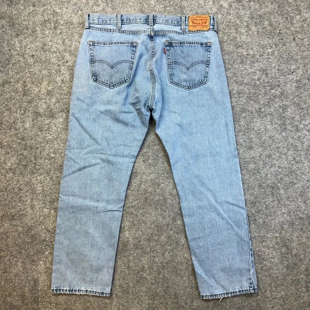 Lot of 3 Levi's 505 Straight Jeans Men's 38x30 Blue Denim Work Pants Bundle
